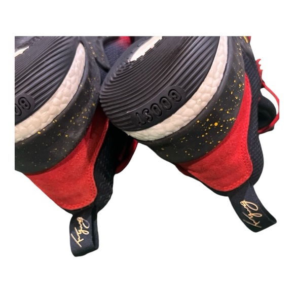 Adidas Trae Young 1 Red Gold Core Black Basketball Shoes Size 15. - Picture 6 of 8